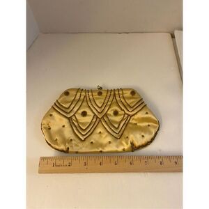 Beaded clutch Japan gold strap (small hole)